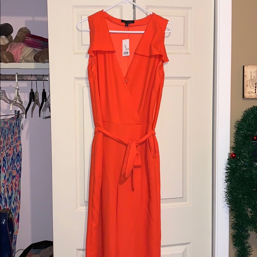 Orange Banana Republic jumpsuit!